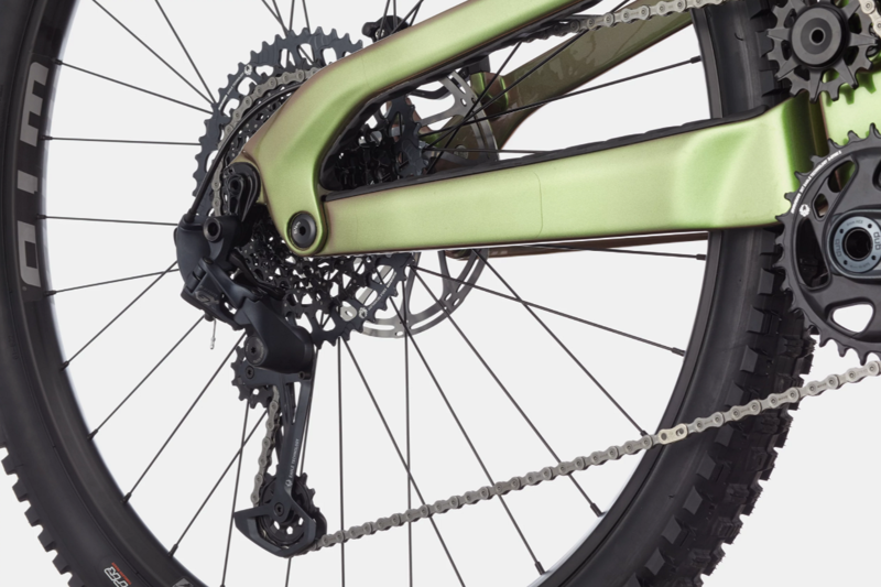 2021 Cannondale Jekyll 1 Trail Bike in Green-3